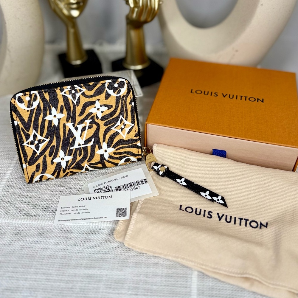 NEW! Louis Vuitton Monogram Giant Jungle Zippy Coin Purse Wallet - Picture 7 of 16
